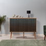 Hanah Home Mega-222 Consola en Roble Sonoma